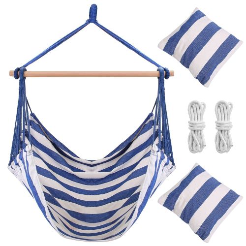 Hammock Hanging Chair Canvas Porch Patio Swing Seat Portable Camping Rope Seat Hammock Hanging Chair Canvas Porch Patio Swing Seat Portable Camping Rope Seat