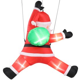 7 LED Lights For Christmas Inflatable Decoration (Option: Tree Climbing Elderly)